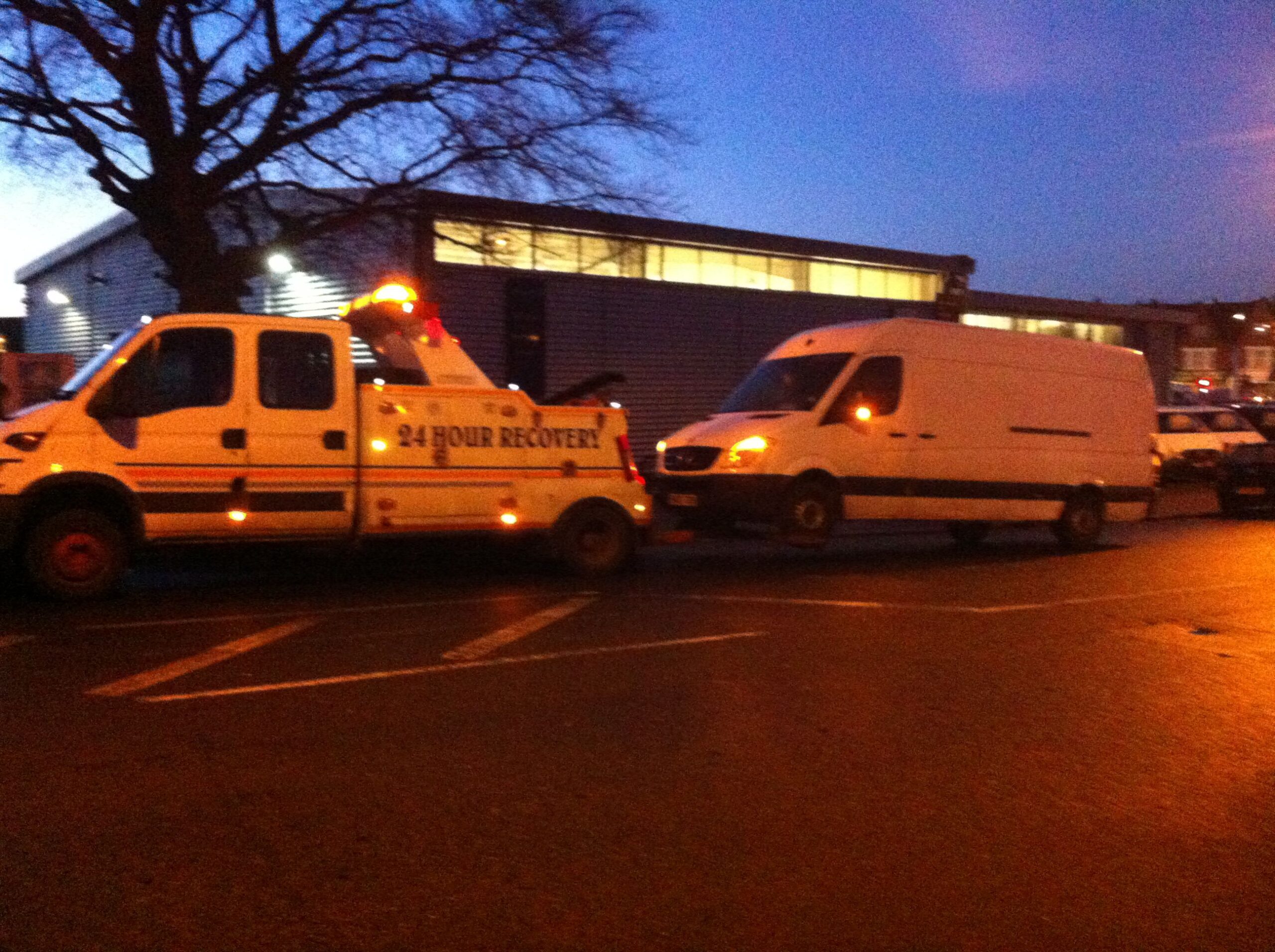 Van recovery near Essex